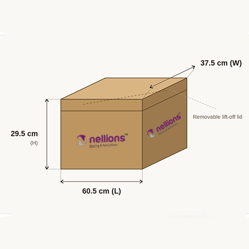Large Document Storage Box - Large Archive Box | Large File Box - Image 3