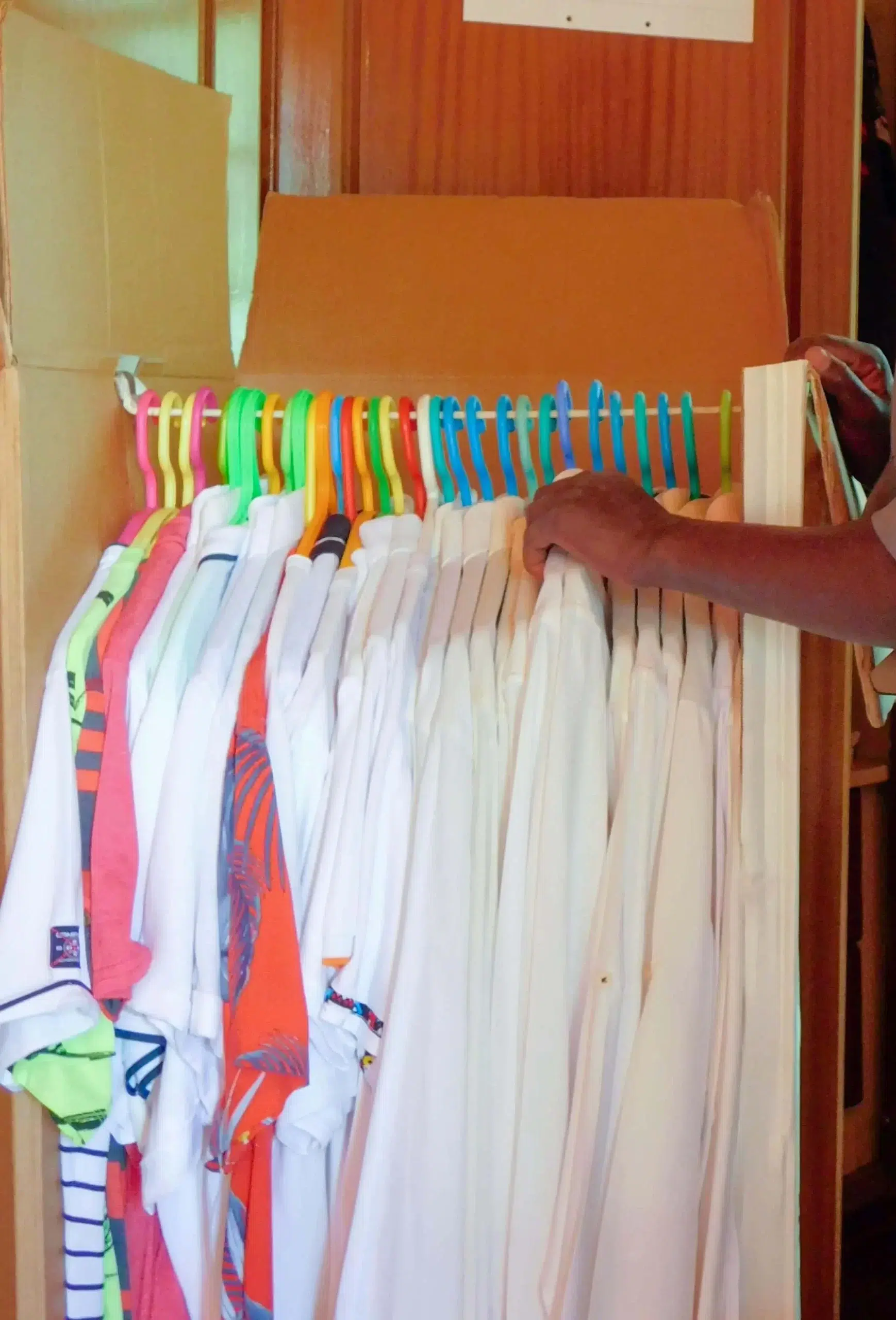 Metallic Hanging Rail For Wardrobe Box - Image 2