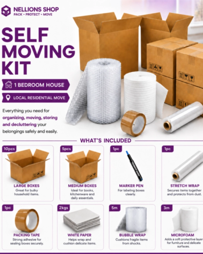 1 Bedroom self moving kit