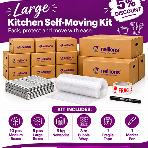Large Kitchen Self-Moving Kit