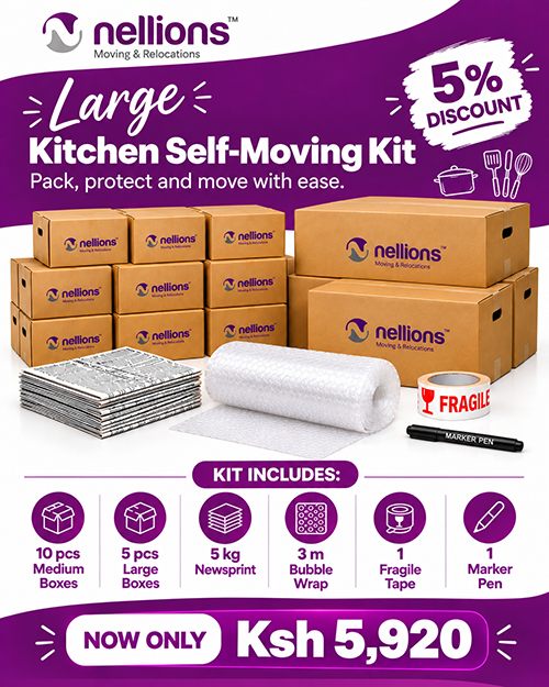 Large Kitchen Self-Moving Kit