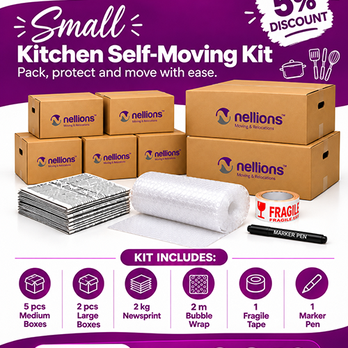 Small Kitchen Self-Moving Kit