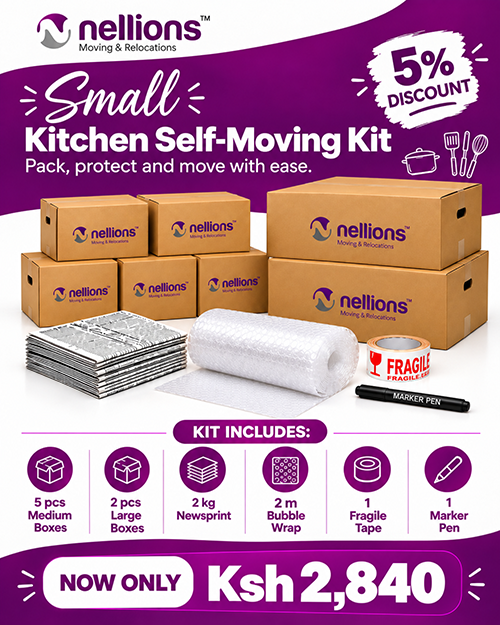 Small Kitchen Self-Moving Kit